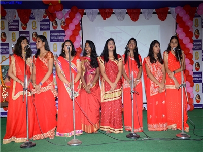 Melodious performance by students on Grand Parents Day.JPG